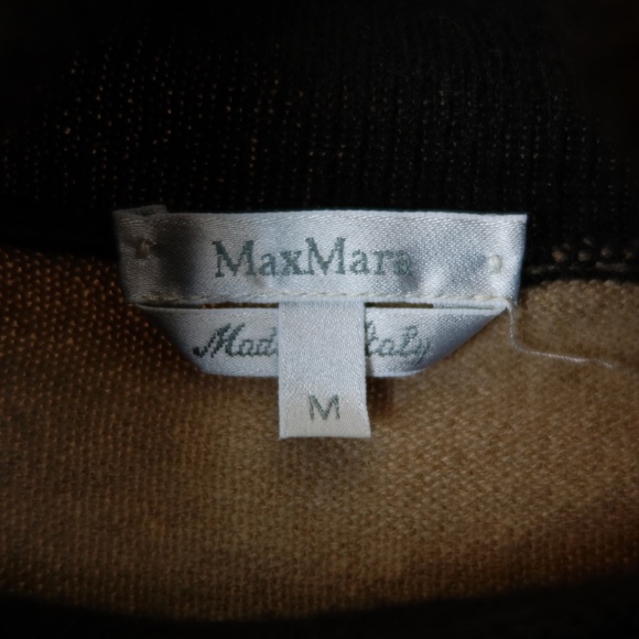 MaxMara Wool & Angora Rabbit Hair Turtleneck Sleeveless Sweater Vest, Sz Medium - Picture 5 of 6